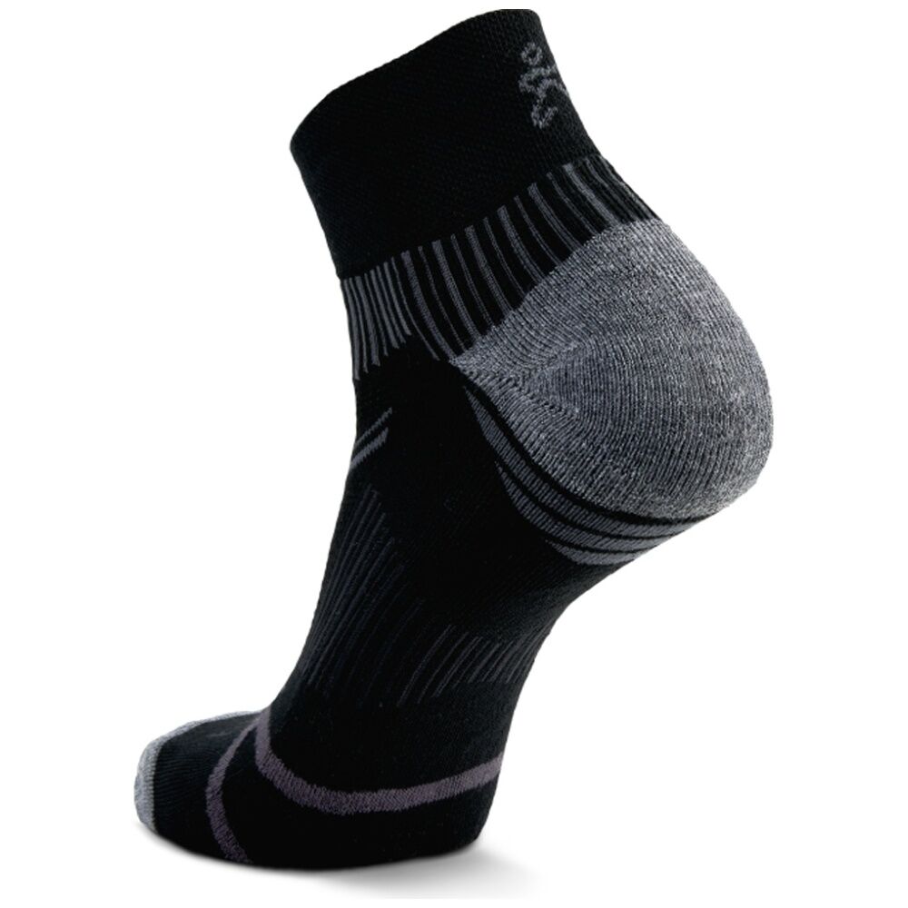 2PK Balega Enduro Quater Socks With V-Tech Arch Medium-Support Black
