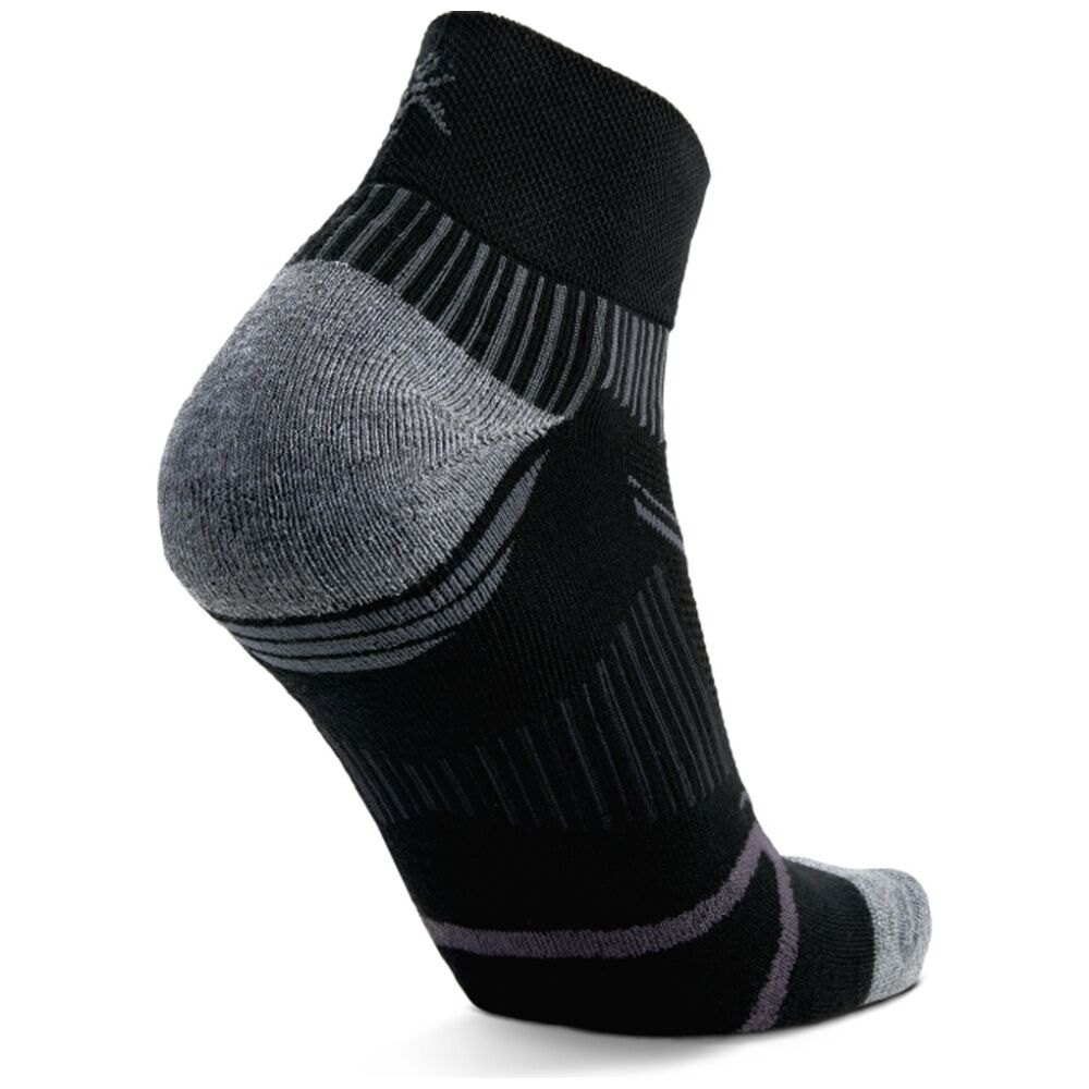 2PK Balega Enduro Quater Socks With V-Tech Arch Medium-Support Black