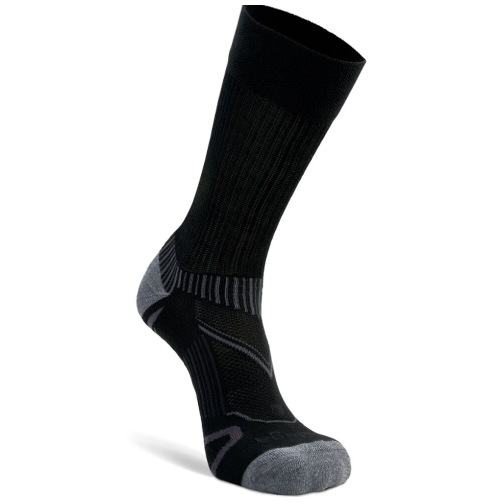 2PK Balega Enduro Quater Crew Socks With V-Tech Arch Support Black