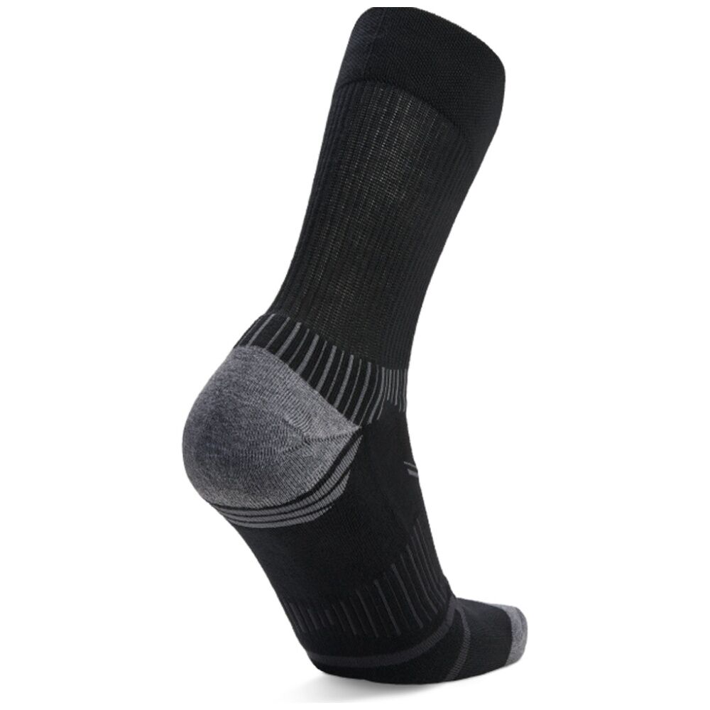 2PK Balega Enduro Quater Crew Socks With V-Tech Arch Support Black