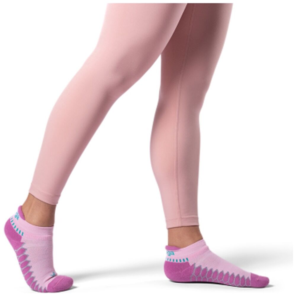Balega Silver Antimicrobial Training Peformance No Show Socks Pink