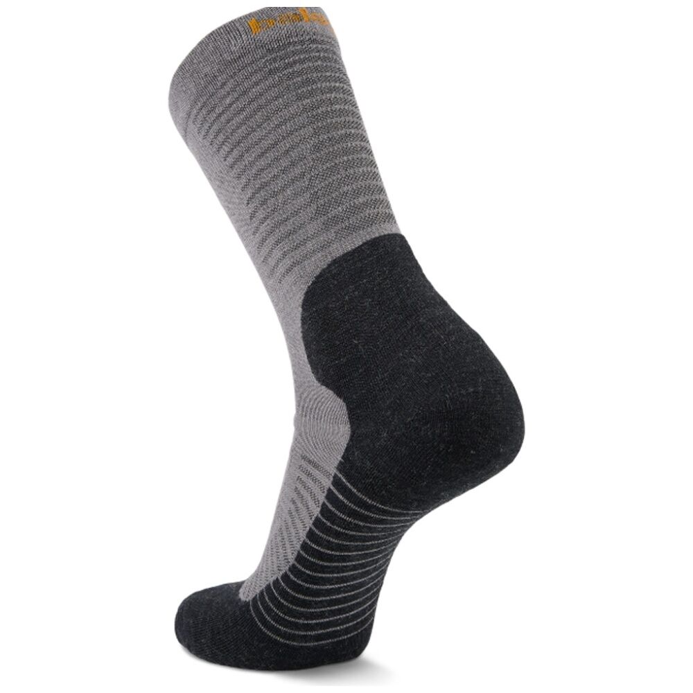 2PK Balega Hike Merino Wool Performance Crew Socks For Hiking Grey Fossil