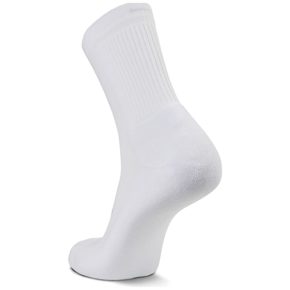 Balega Hidden Comfort Mini-Crew Moisture Wicking Cushioned Socks White
