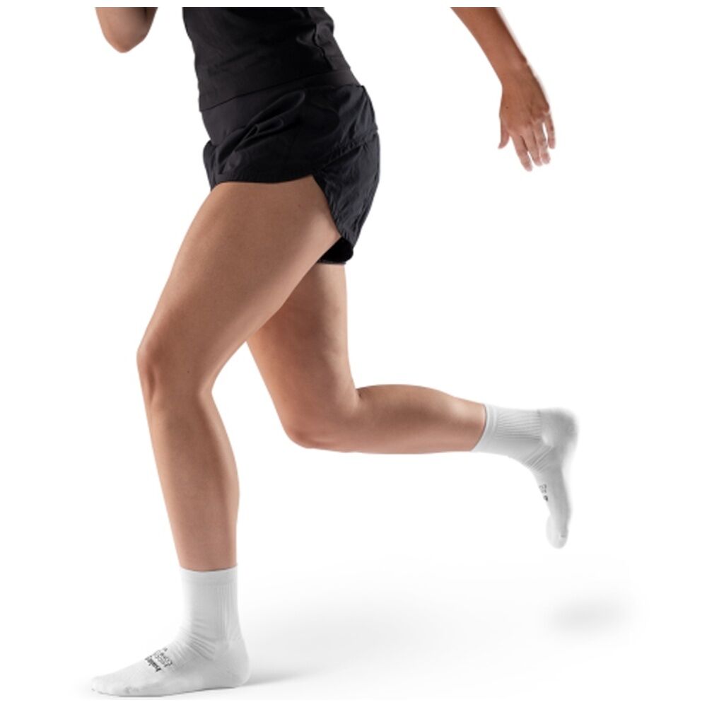 Balega Hidden Comfort Mini-Crew Moisture Wicking Cushioned Socks White