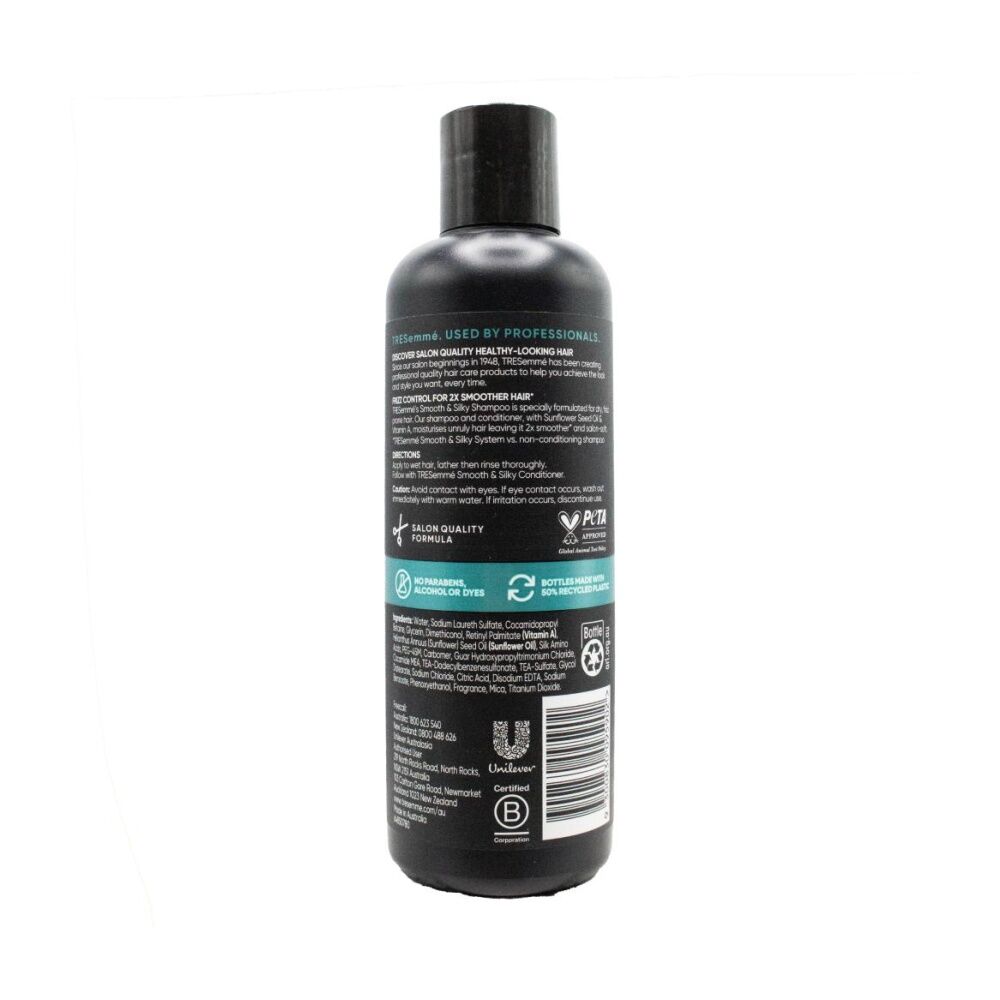 6PK TRESemme Hair Shampoo Smooth & Silky Frizz Control w/Sunflower Oil 350ml