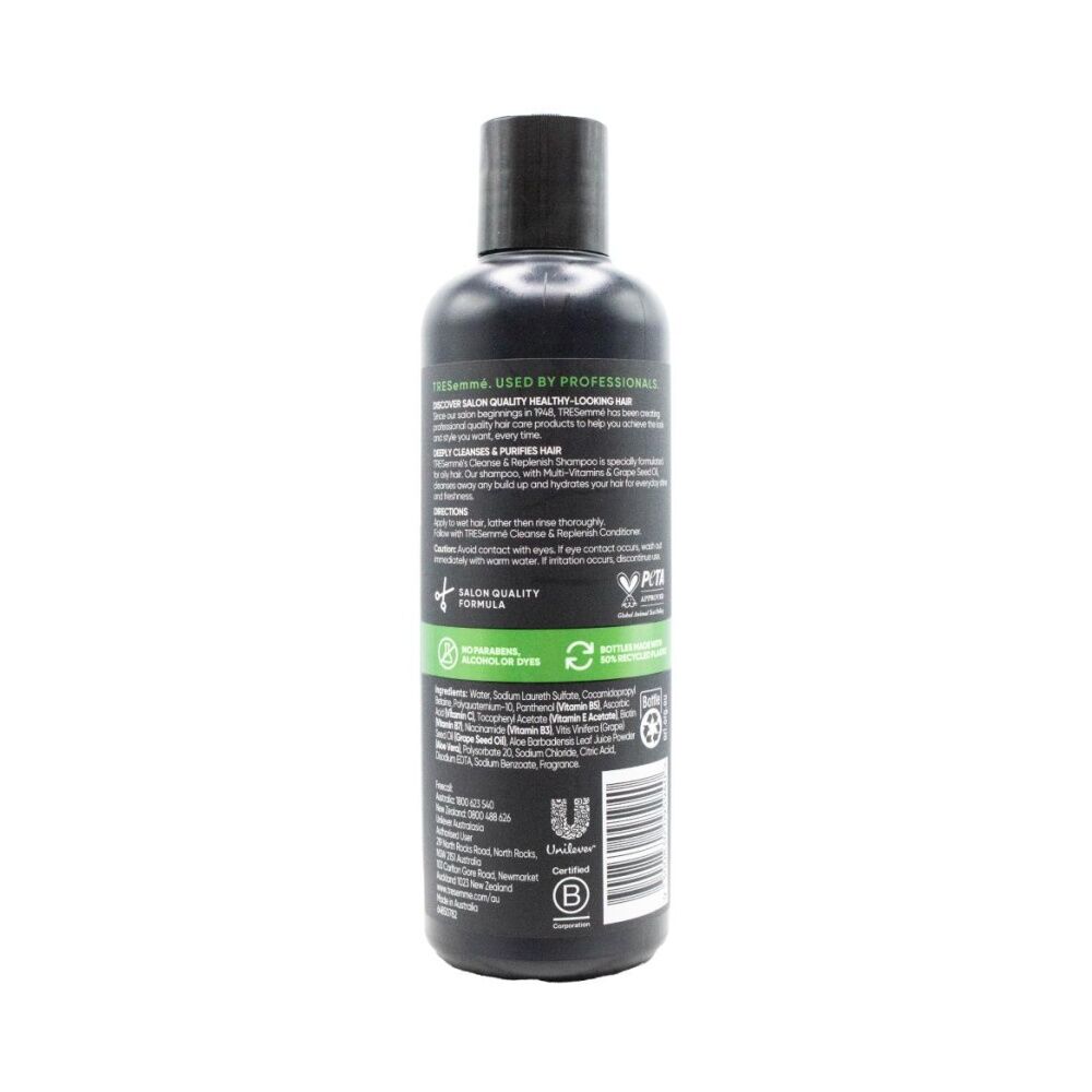 12PK TRESemme Hair Shampoo Cleanse And Replenish w/Multi Vitamins 350ml