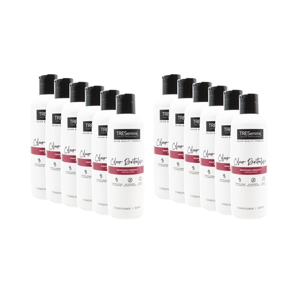12PK TRESemme Hair Conditioner Colour Revitalise Maintains Vibrancy 350ml