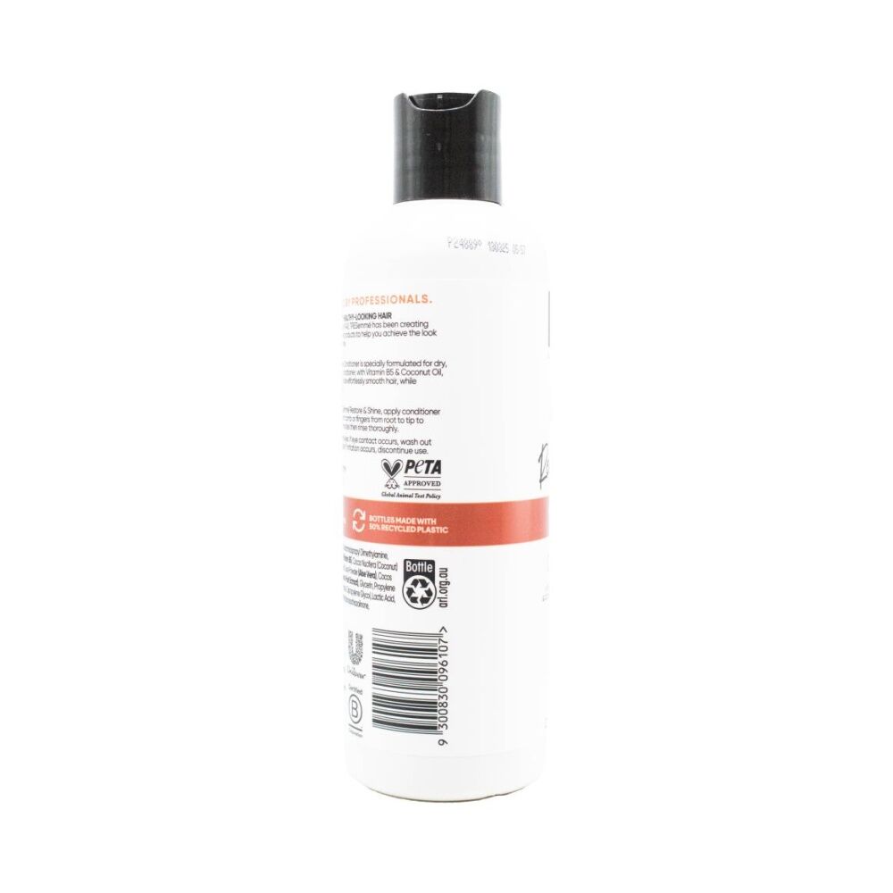 12PK TRESemme Hair Conditioner Restore & Shine w/Vitamin B5 Coconut Oil 350ml