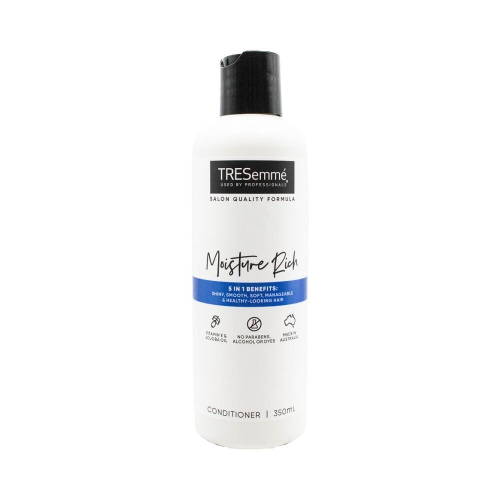 12PK TRESemme Hair Conditioner Moisture Rich w/Vitamin & Jojoba Oil 350ml