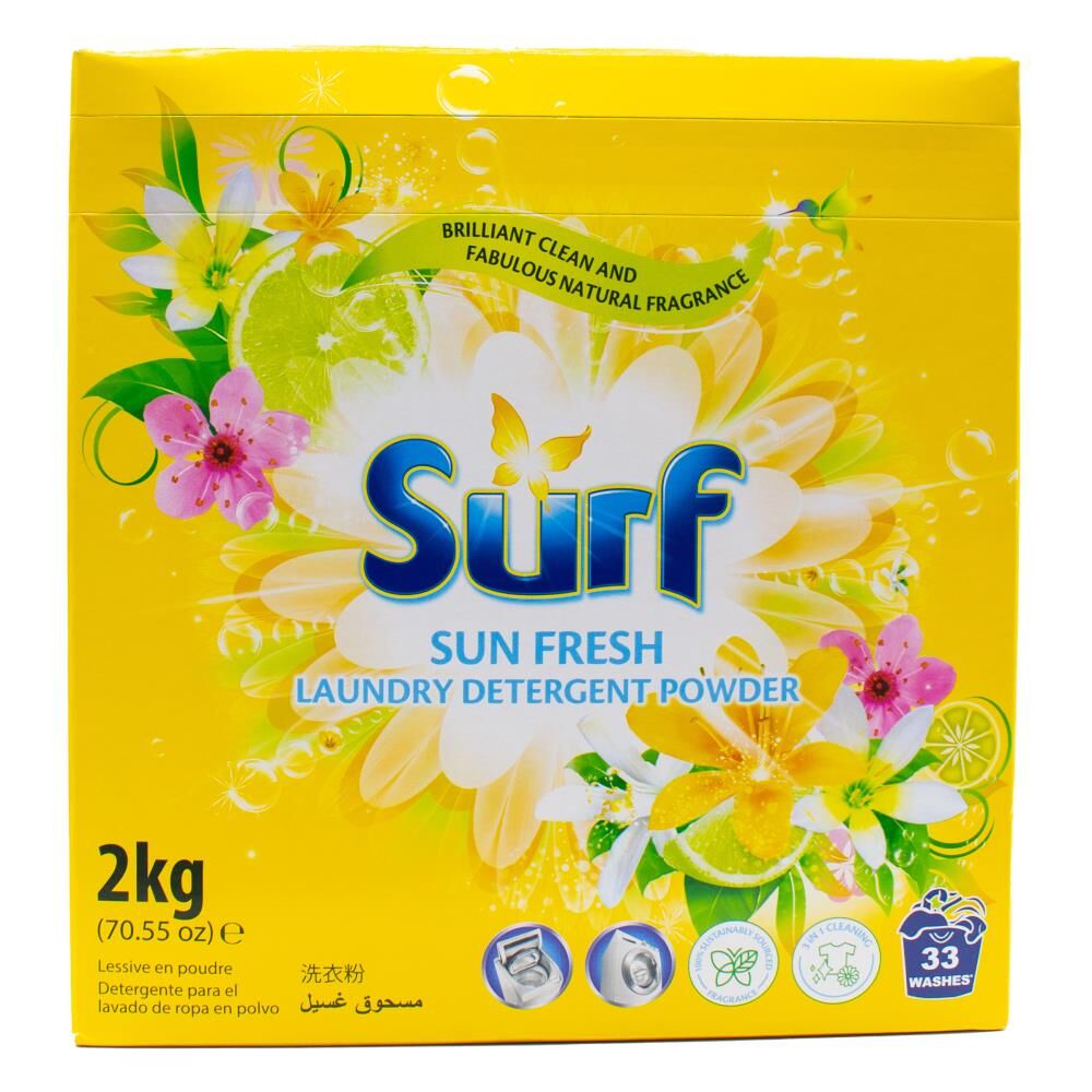 6PK Surf Laundry Stain Removal Detergent Powder 1kg - Sun Fresh