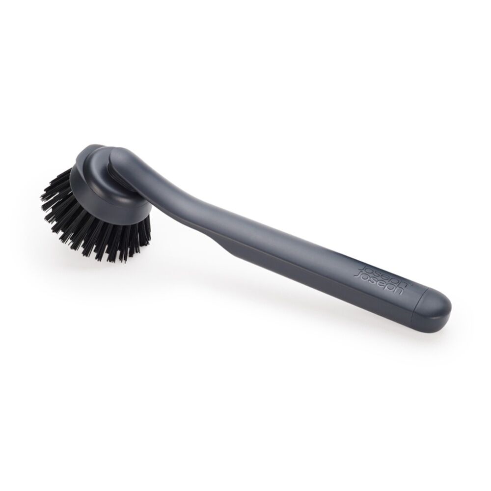 2PK Joseph Joseph SinkTech Dish Brush With Replacement Pan Scraper Head Graphite