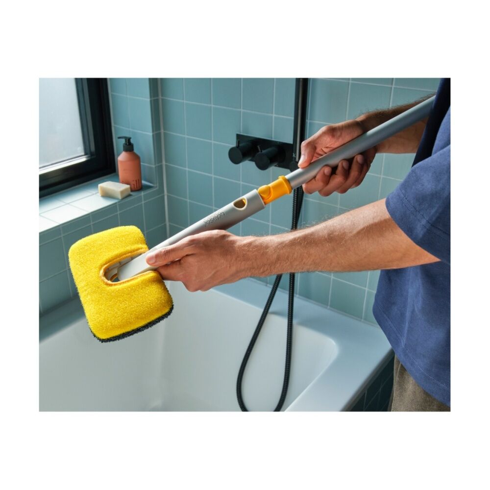2PK Joseph Joseph CleanTech Surface Scrubber Compatible W/ Extension Pole 2-in-1