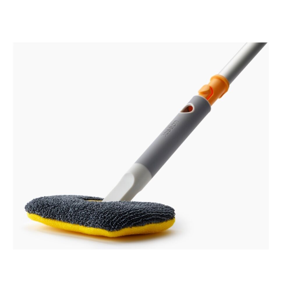 2PK Joseph Joseph CleanTech Surface Scrubber Compatible W/ Extension Pole 2-in-1