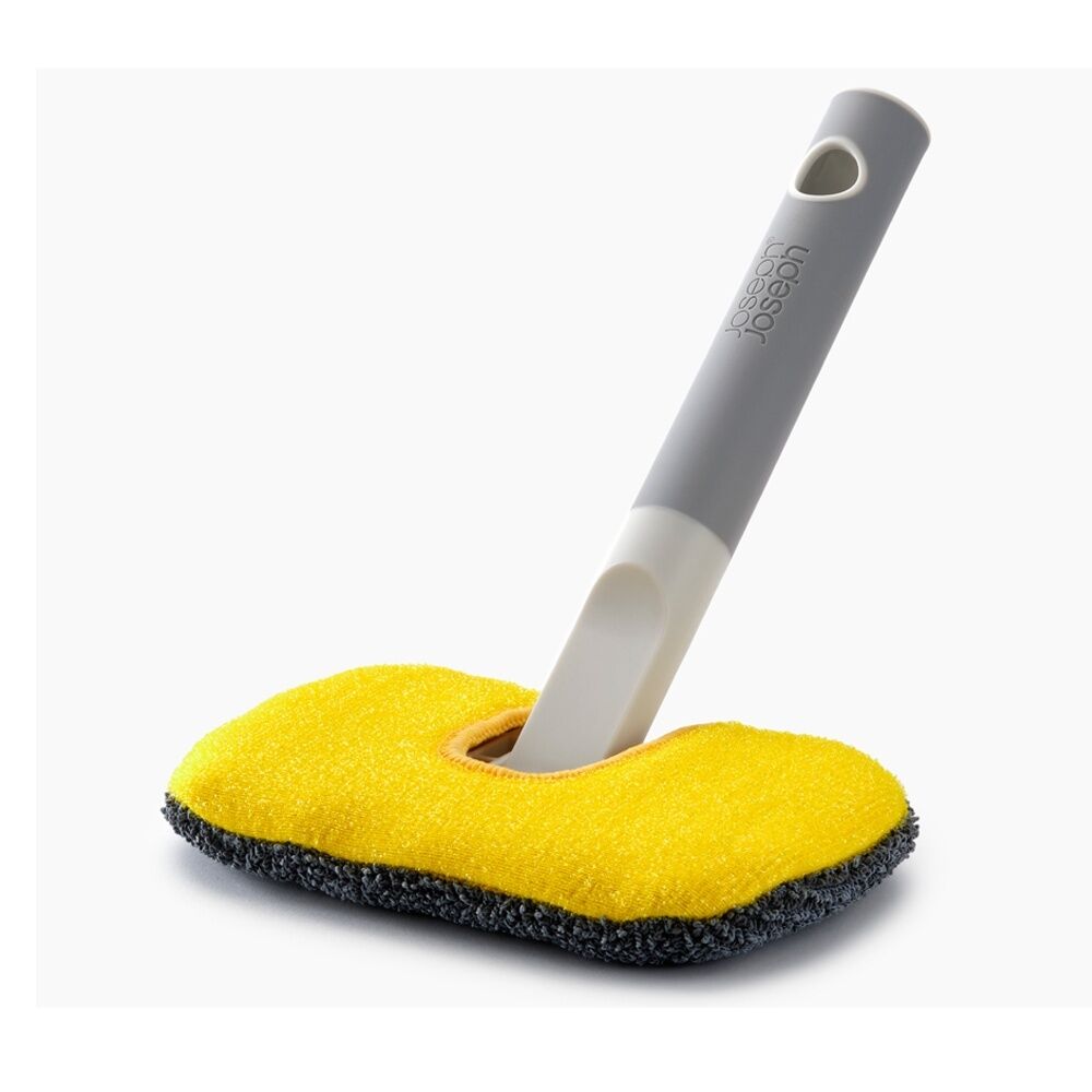 2PK Joseph Joseph CleanTech Surface Scrubber Compatible W/ Extension Pole 2-in-1
