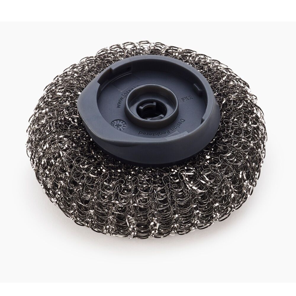 2x 2pc Joseph Joseph SinkTech Steel Kitchen Scourer Replacement Heads Graphite