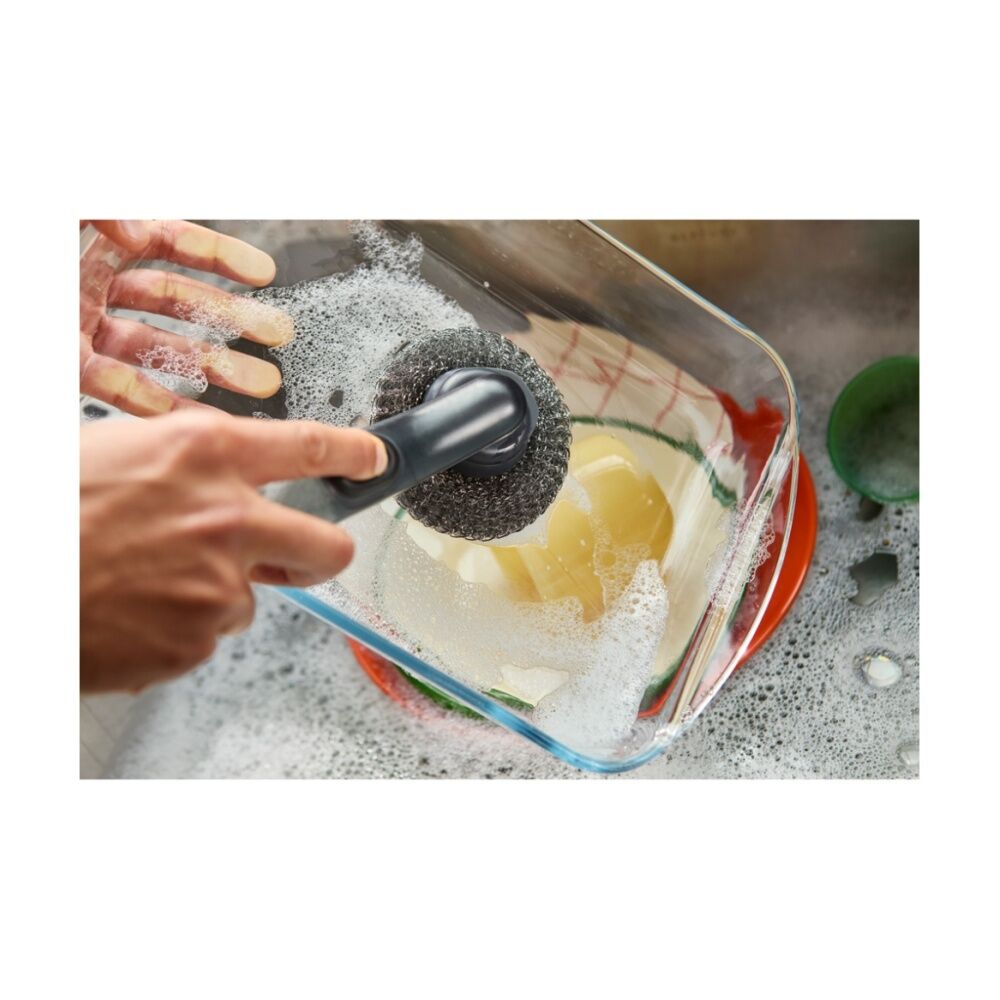 4x 2pc Joseph Joseph SinkTech Steel Kitchen Scourer Replacement Heads Graphite