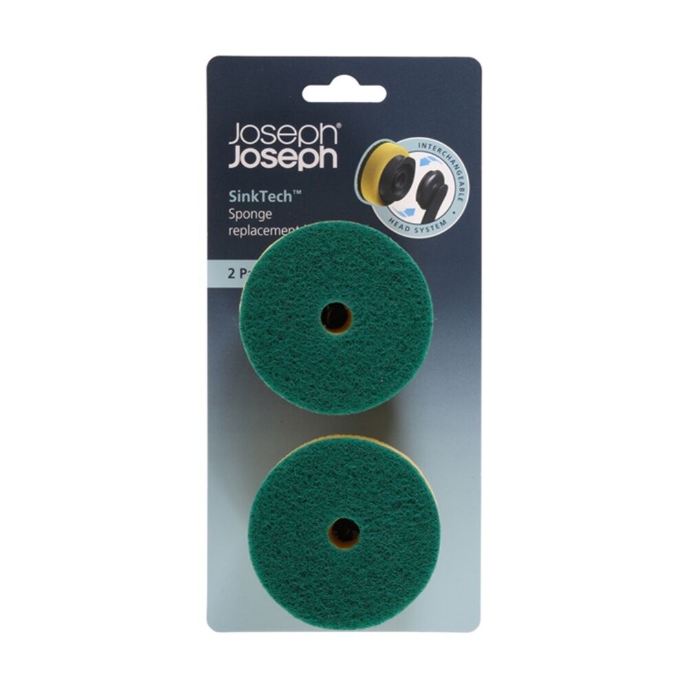 2x 2pc Joseph Joseph SinkTech Compatible Dish Sponge Replacement Heads
