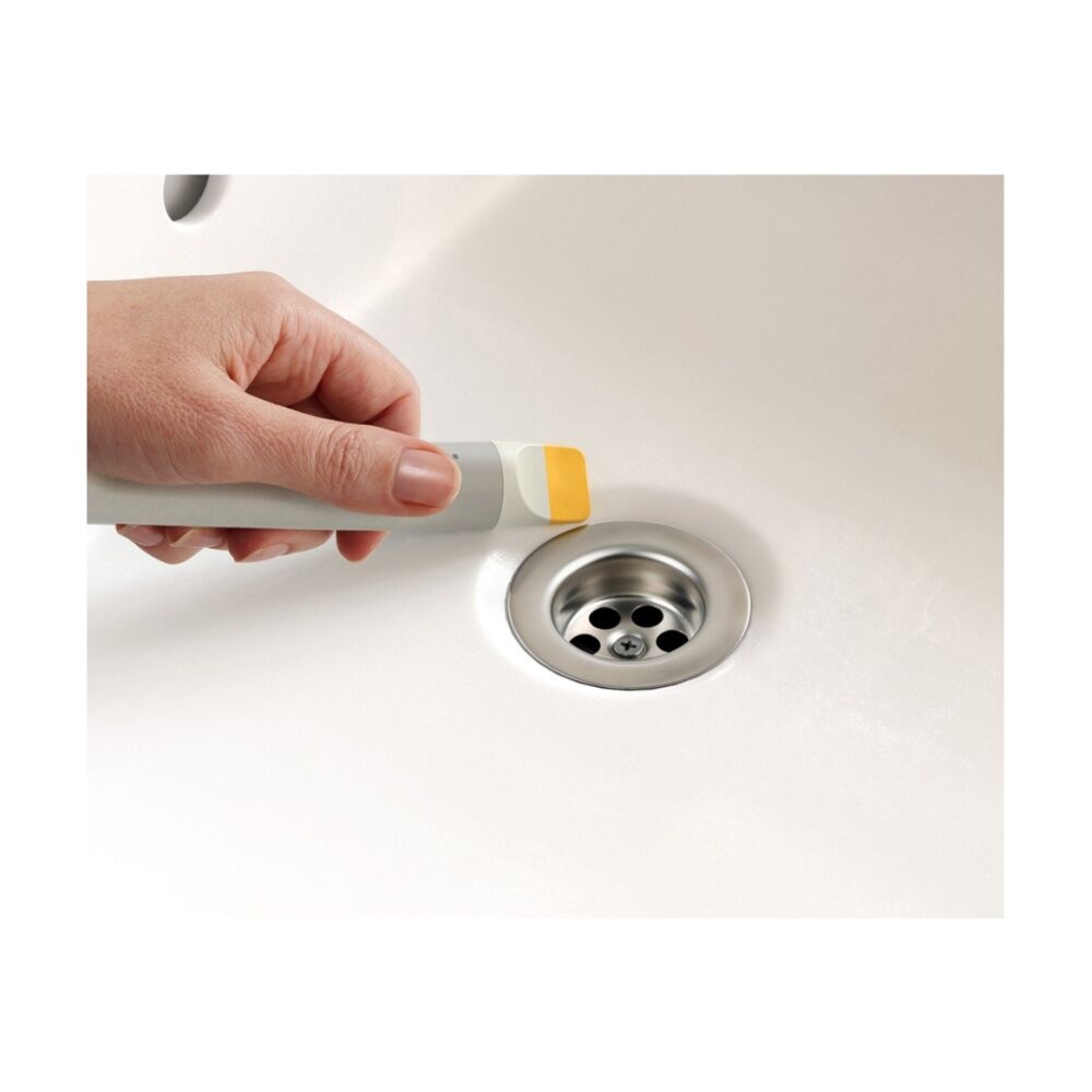 Joseph Joseph CleanTech 3-In-1 Bathroom Grout And Corner Detail Brush Stone