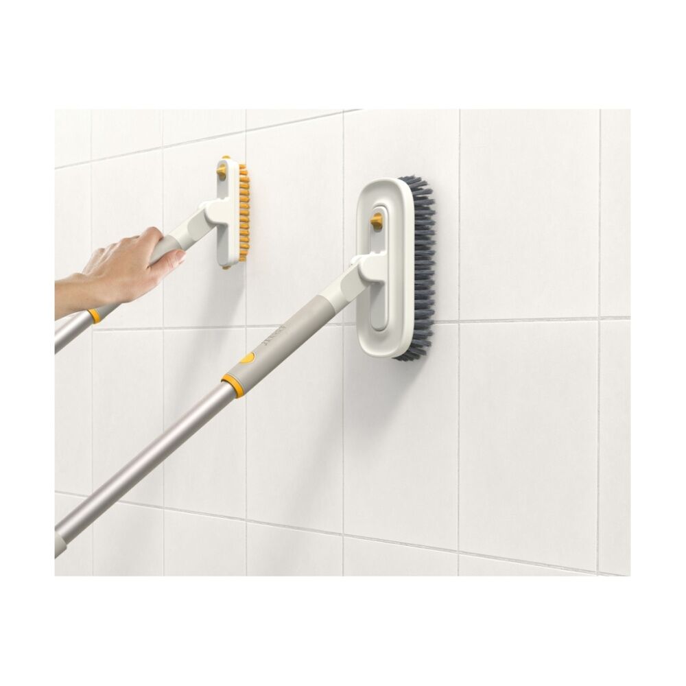 Joseph Joseph CleanTech Large & Narrow Bathroom Tile Cleaning Scrubber 2-In-1