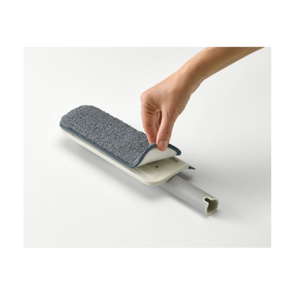 2PK Joseph Joseph CleanTech Microfibre Glass Cleaner Squeegee Replacement Blue