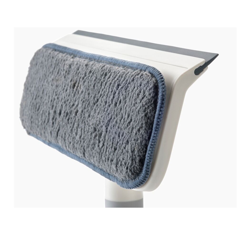 2PK Joseph Joseph CleanTech Microfibre Glass Cleaner Squeegee Replacement Blue
