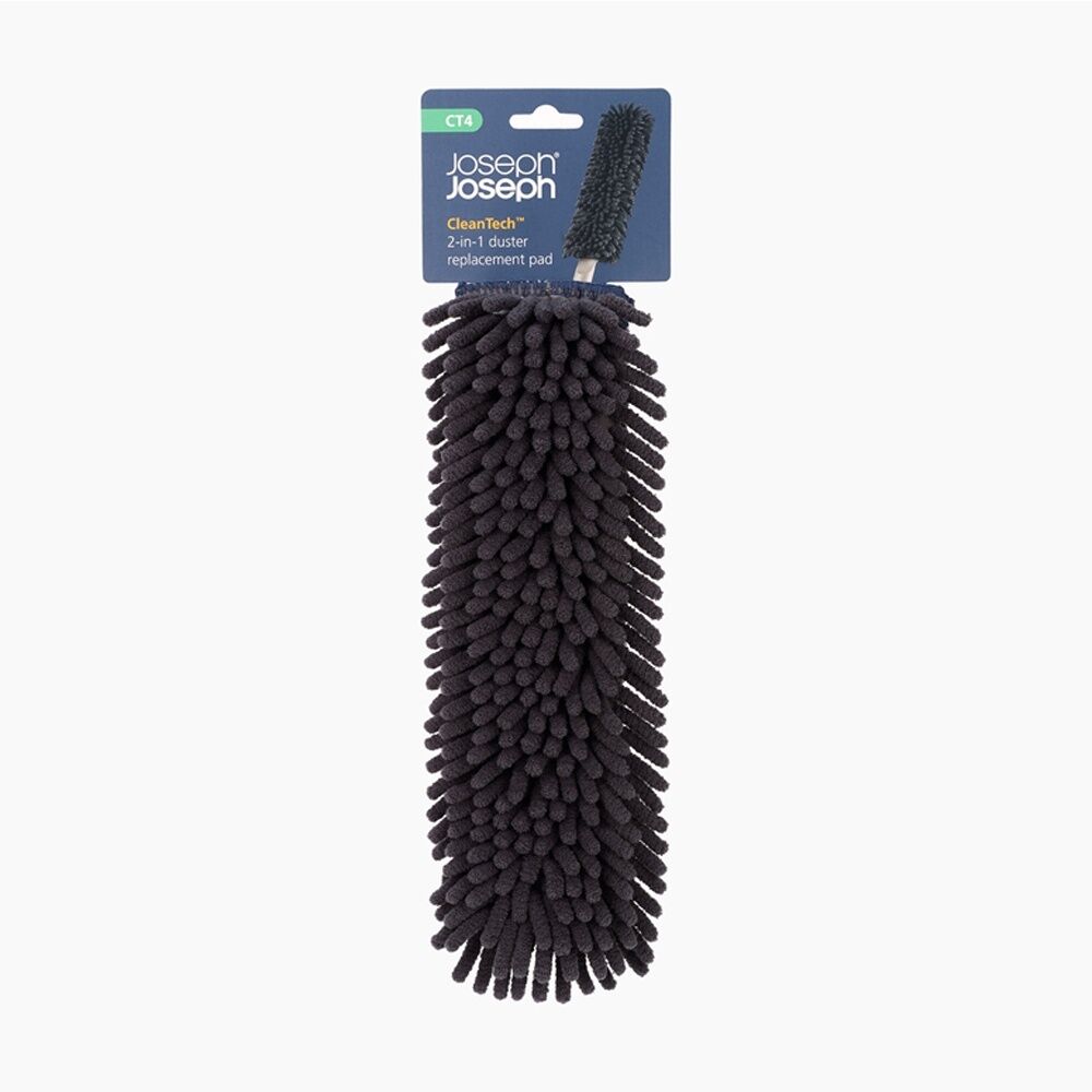 4PK Joseph Joseph CleanTech 2-in-1 Microfibre Duster Replacement Pad Blue