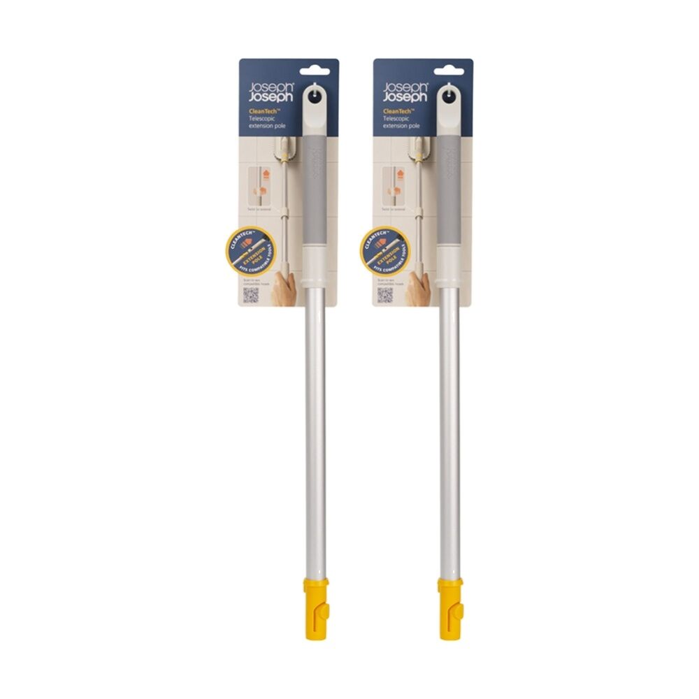 2PK Joseph Joseph CleanTech Telescopic Extension Cleaning Tool Pole 61cm-86cm