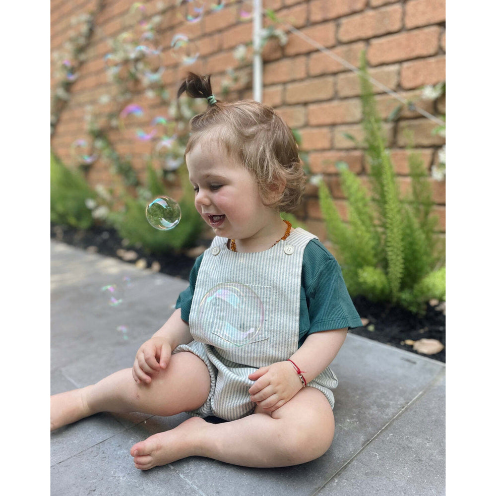 Ponchik Ribbed Cotton T Shirt Peacock Size 6-12m