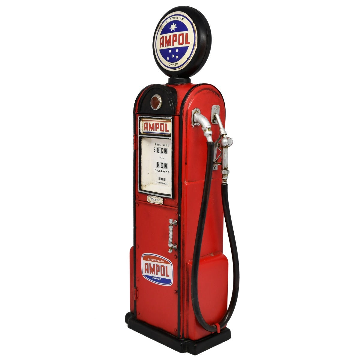 30632-boyle-ampol-46cm-petrol-gas-fuel-pump-metal-ornament-decor
