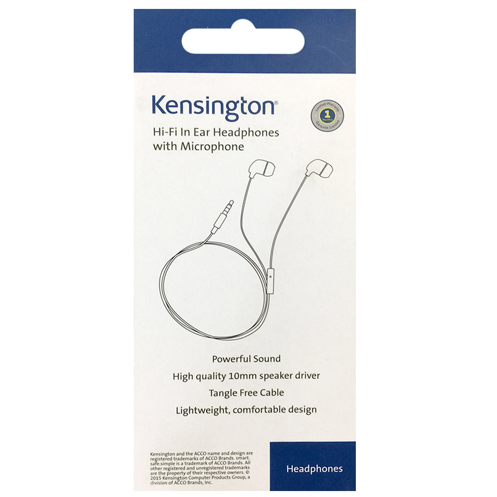33461-bk-kensington-in-ear-headphones-earphones-headset-w-microphone-black