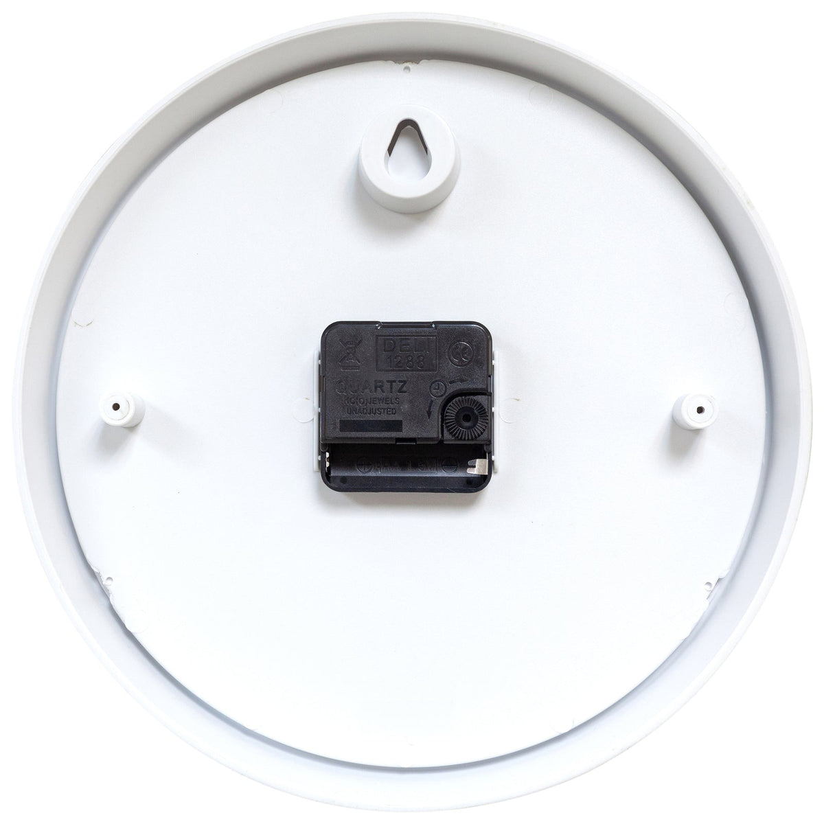 577367wi-nextime-peter-plastic-analogue-26cm-wall-clock-white