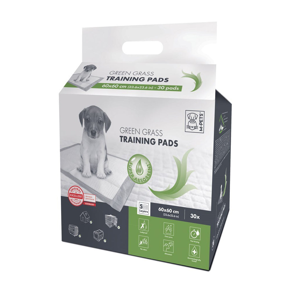 10162603-30pc-m-pets-60x60cm-dog-puppy-pet-green-grass-leak-proof-training-urine-pads