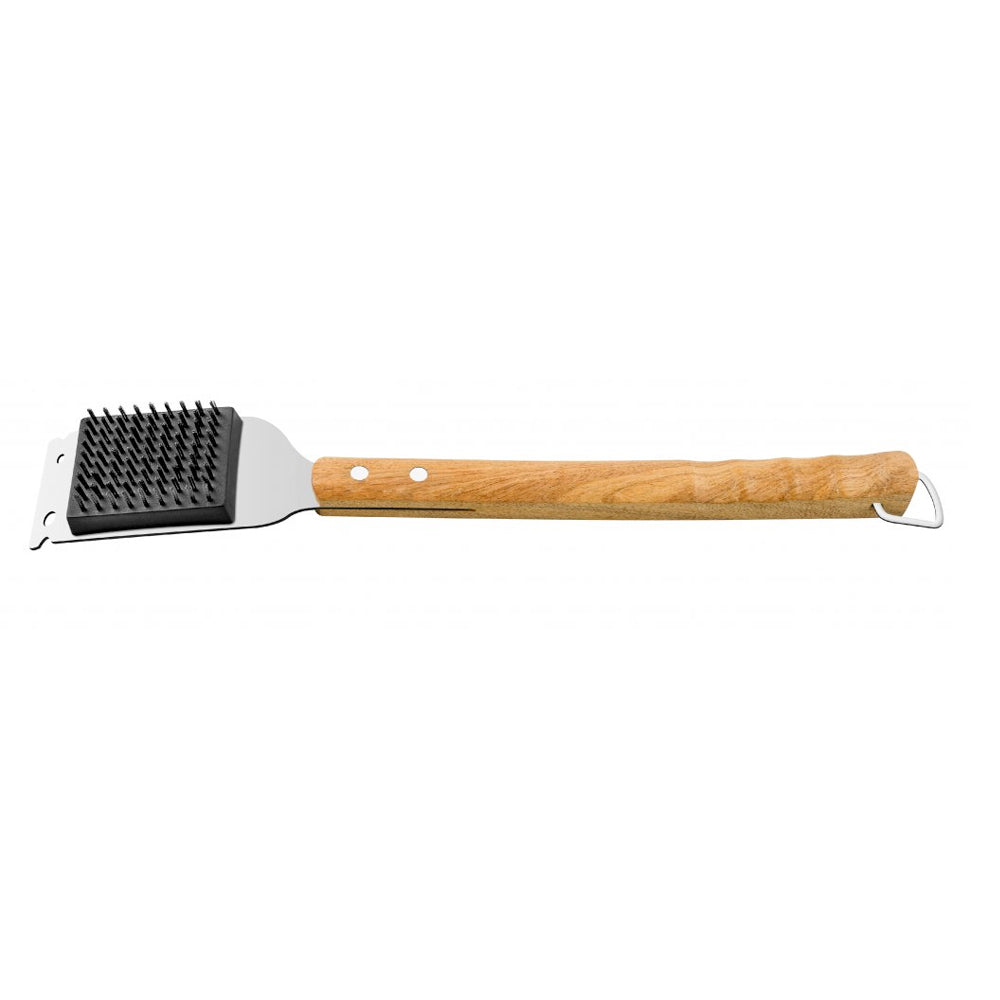 26584-100-tramontina-46cm-grill-brush-home-kitchen-bbq-tool-w-wooden-handle