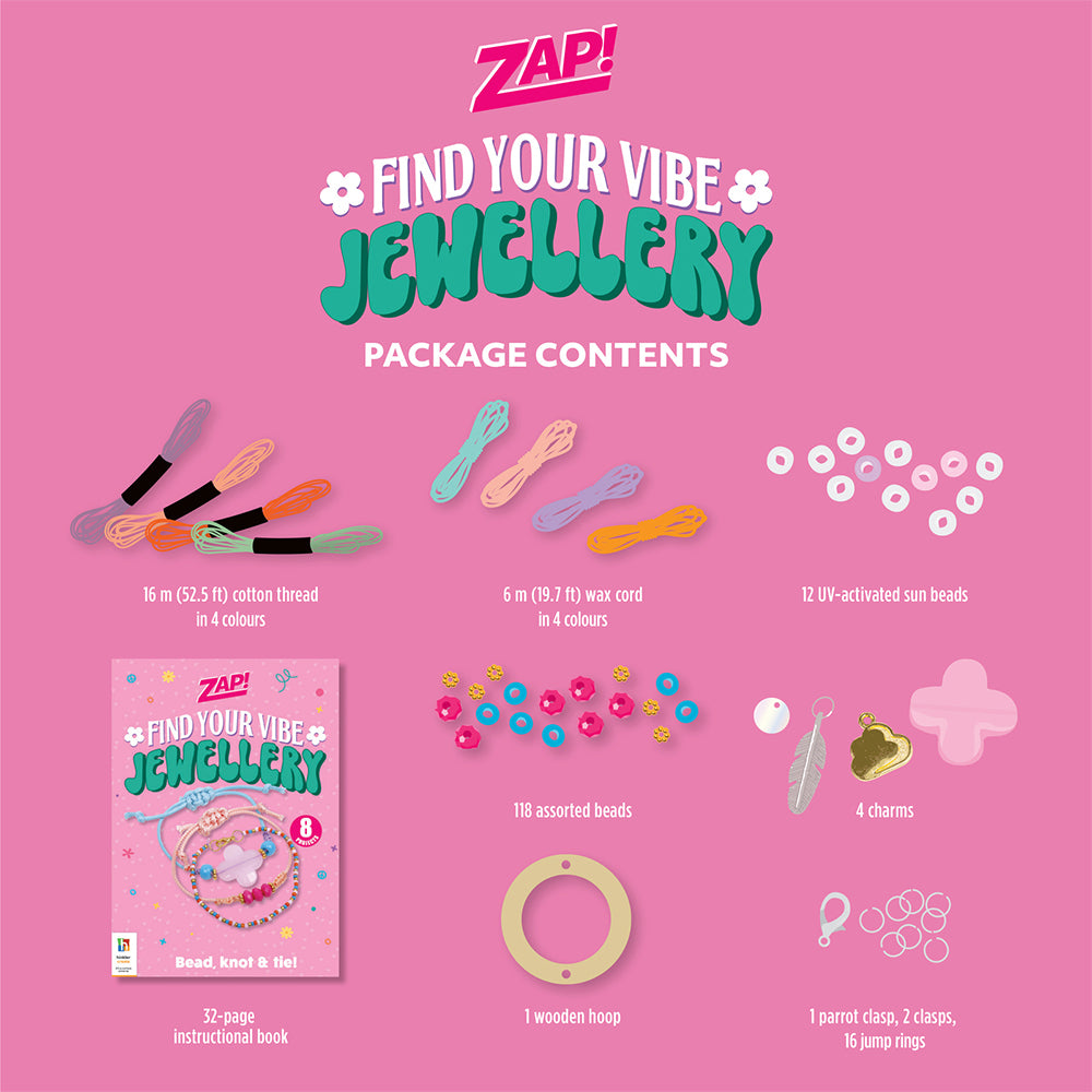 Zap! Extra Zap! Find Your Vibe Jewellery Craft Activity Kit 8y+