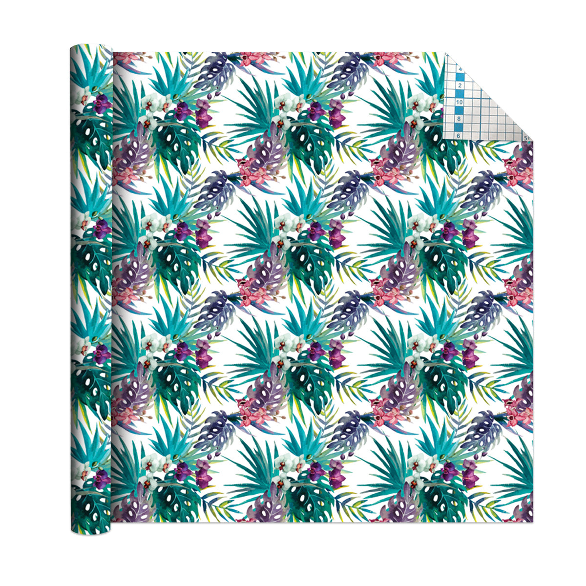 6x Boyle Self Adhesive 1.5mx45cm Vinyl Film - Tropical Plants