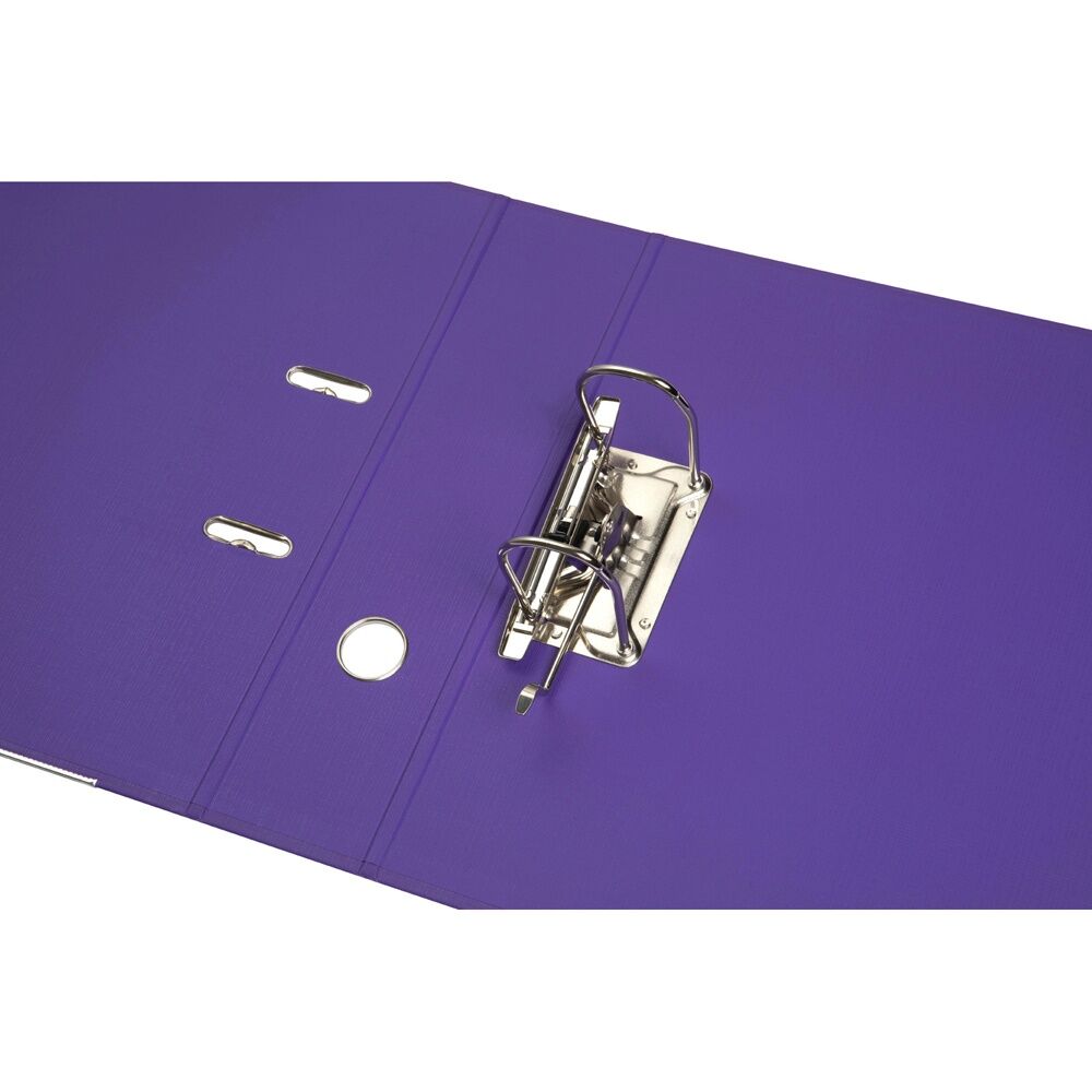 3PK Marbig PE Lever Arch File Folder A4 Document Organiser - Purple