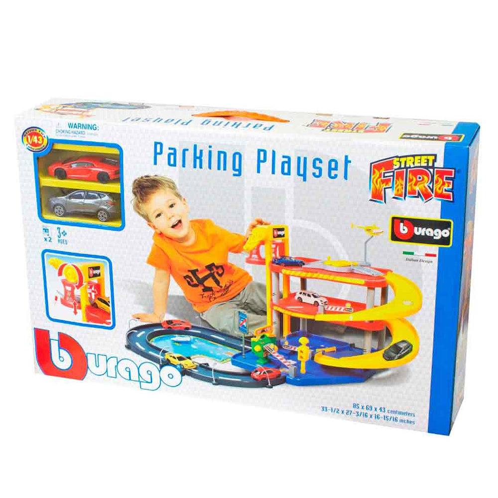 18-30025-bburago-street-fire-parking-playset