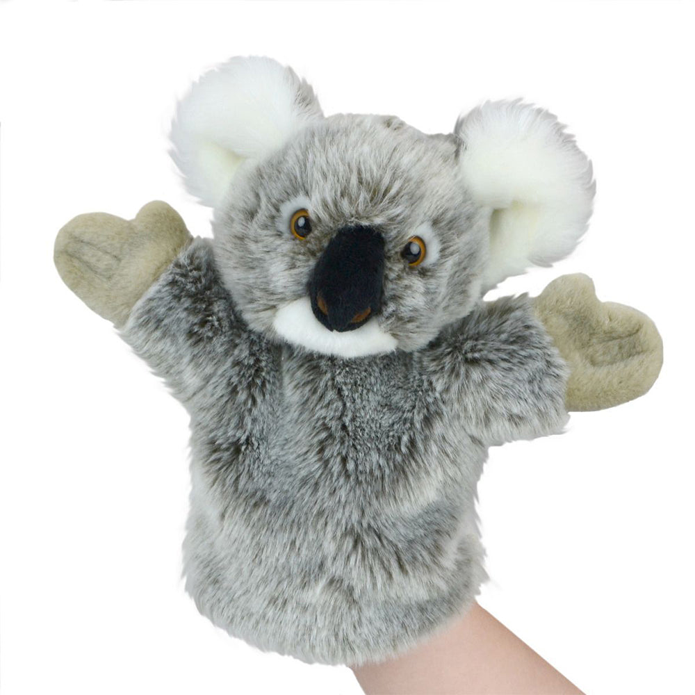 57i0268186-lil-friends-26cm-koala-animal-hand-puppet-kids-soft-toy-grey
