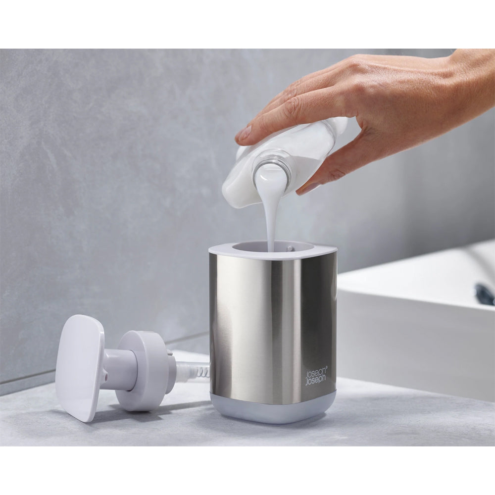 70532-joseph-joseph-presto-steel-soap-dispenser-white