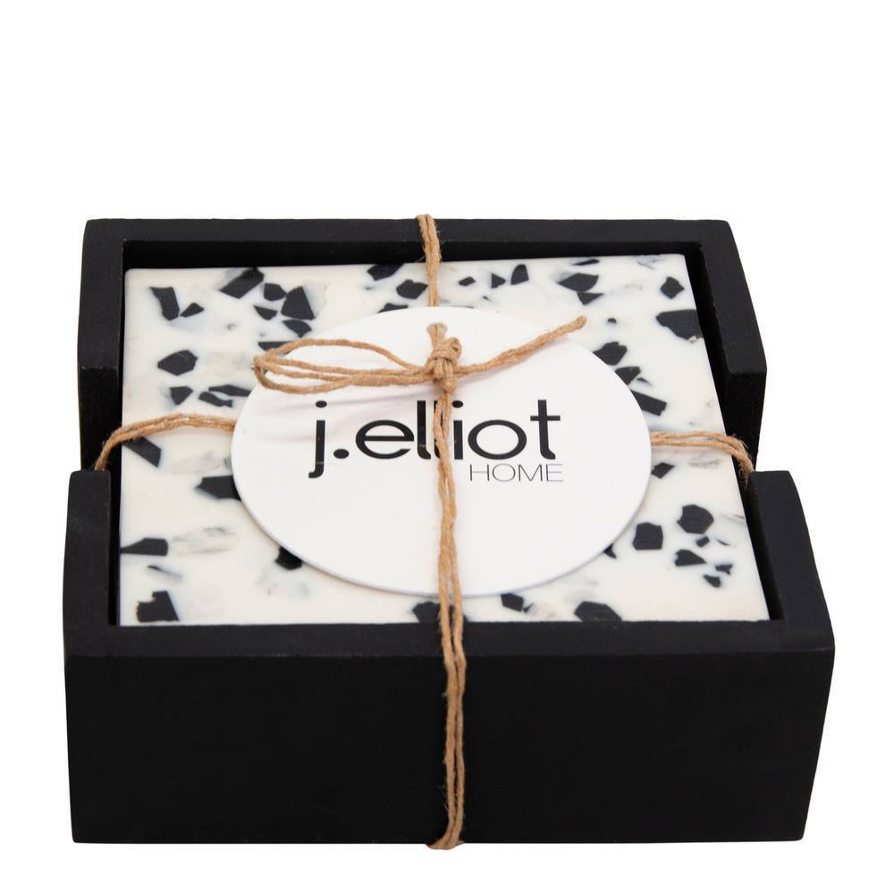 4PK J. Elliot Kirrily Square Coaster 10x10cm Multi