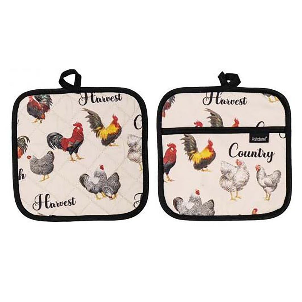 521397-2pc-ashdene-heartland-21x21cm-cotton-pot-holder-oven-mitt