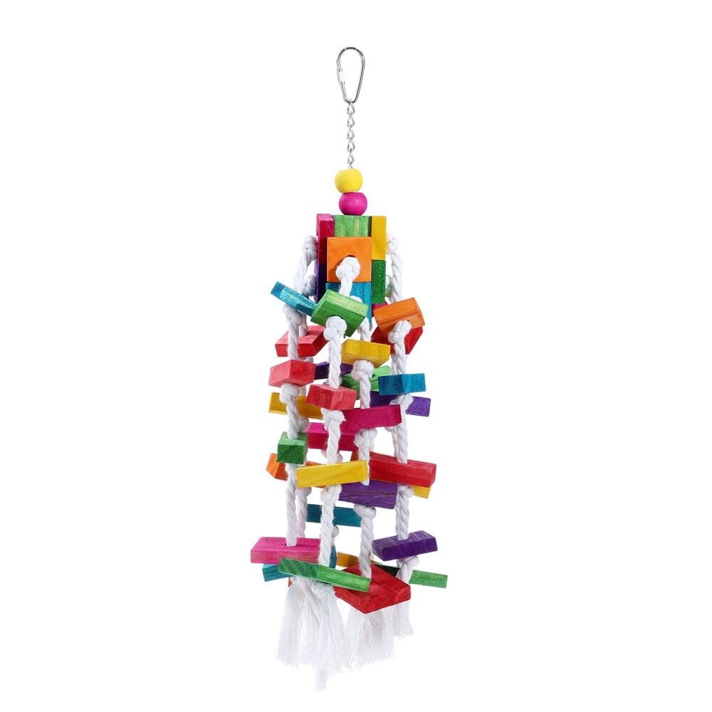 11284-paws-claws-parrot-40cm-wooden-rope-toy-large