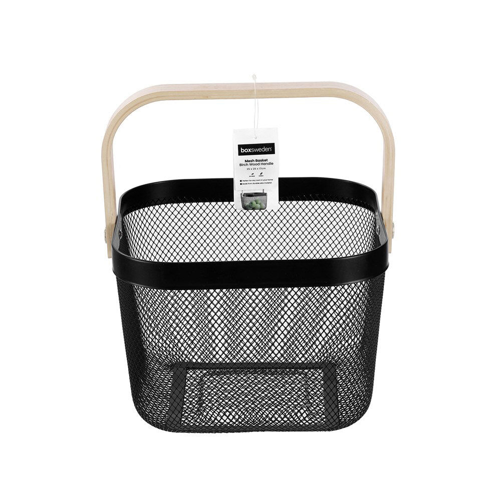 11796-boxsweden-mesh-storage-basket-25x25x17cm-w-birch-wood-handle-black