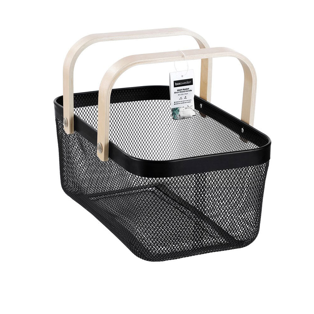 11802-boxsweden-mesh-storage-basket-40x25x17cm-w-birch-wood-handle-black
