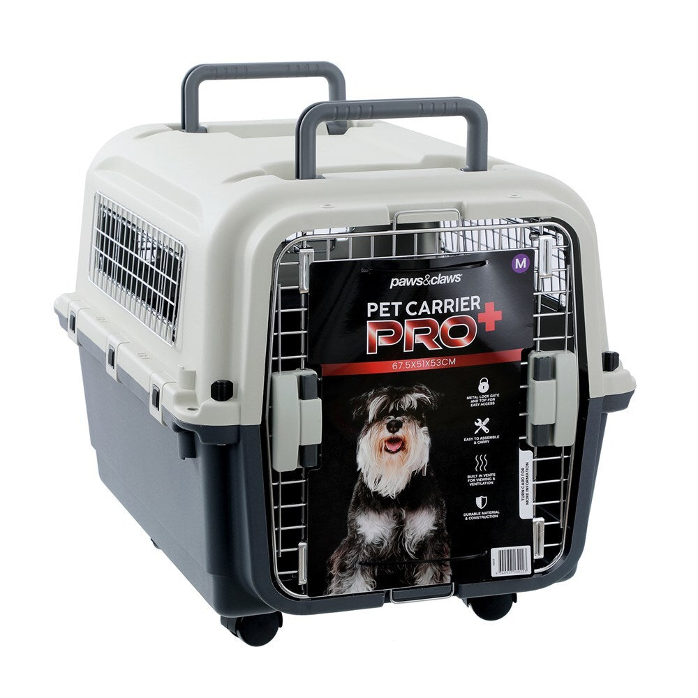 30223-paws-claws-67-5cm-w-wheels-tavel-pet-carrier-pro-med-white