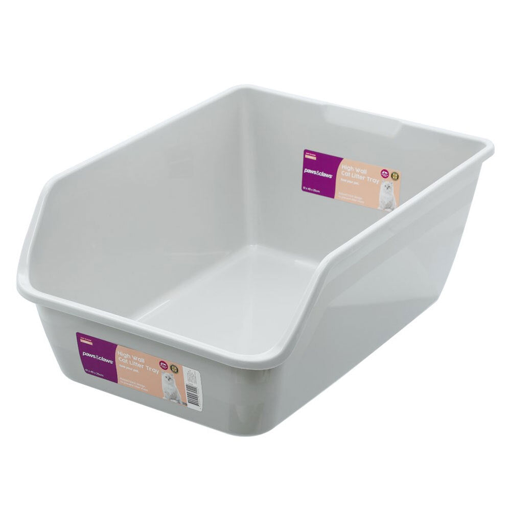 70420-paws-claws-high-wall-cat-litter-tray-grey
