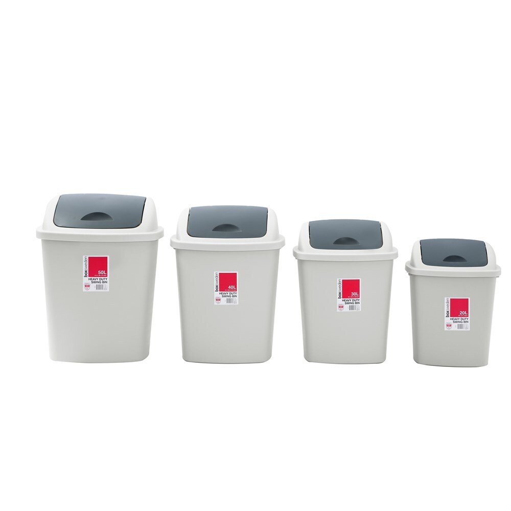Boxsweden Swing Bin 40L 44X35.5X57.5cm