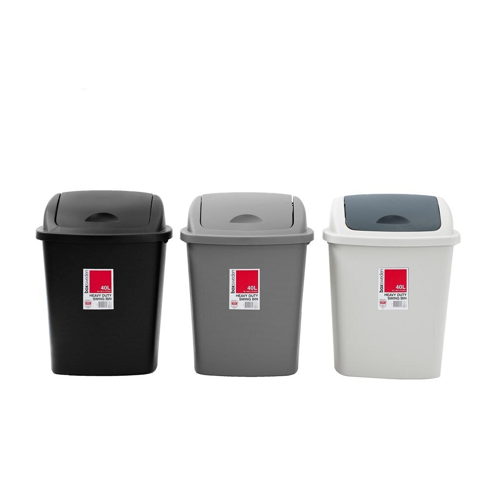 Boxsweden Swing Bin 40L 44X35.5X57.5cm