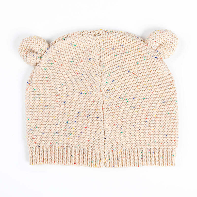 11100290-ponchik-baby-toddler-bear-beanie-carmel-speckle-knit-size-12-24m