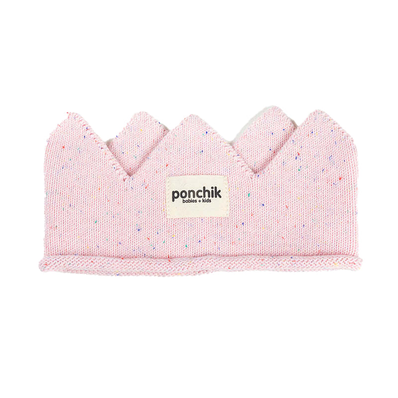11100302-ponchik-baby-toddler-cotton-crown-headband-love-speckle-knit-size-3-24-m